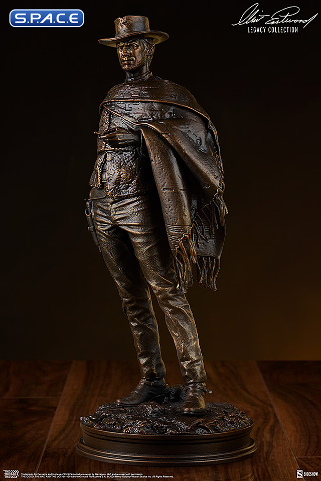 The Man With No Name Faux Bronze Statue (The Good, The Bad and The Ugly)