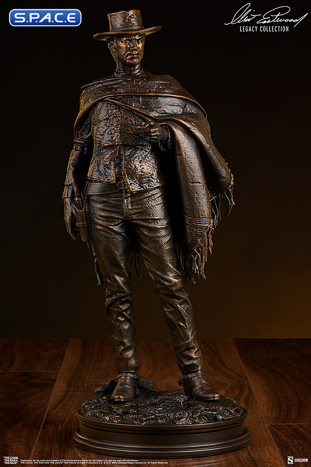 The Man With No Name Faux Bronze Statue (The Good, The Bad and The Ugly)