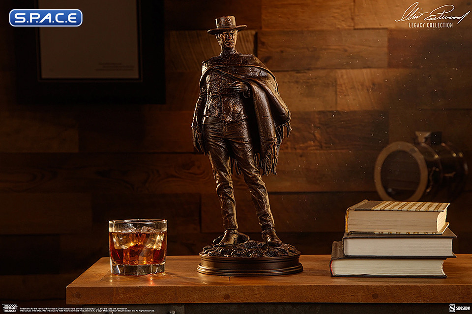 The Man With No Name Faux Bronze Statue (The Good, The Bad and The Ugly)