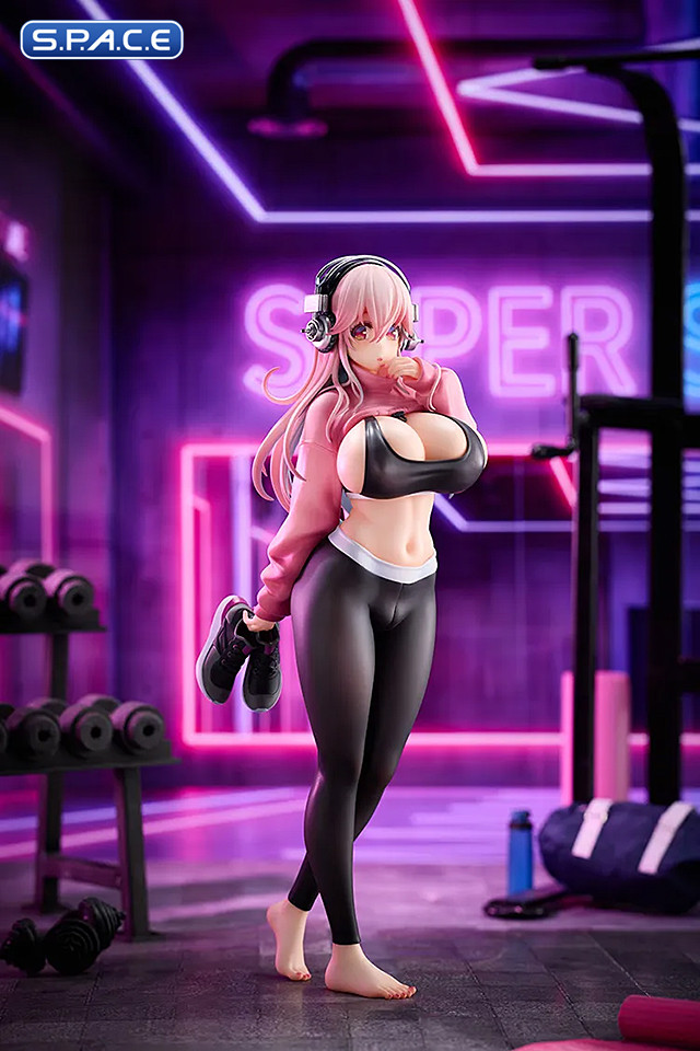 1/6 Scale Super Sonico PVC Statue - Exercise Version (Super Sonico)
