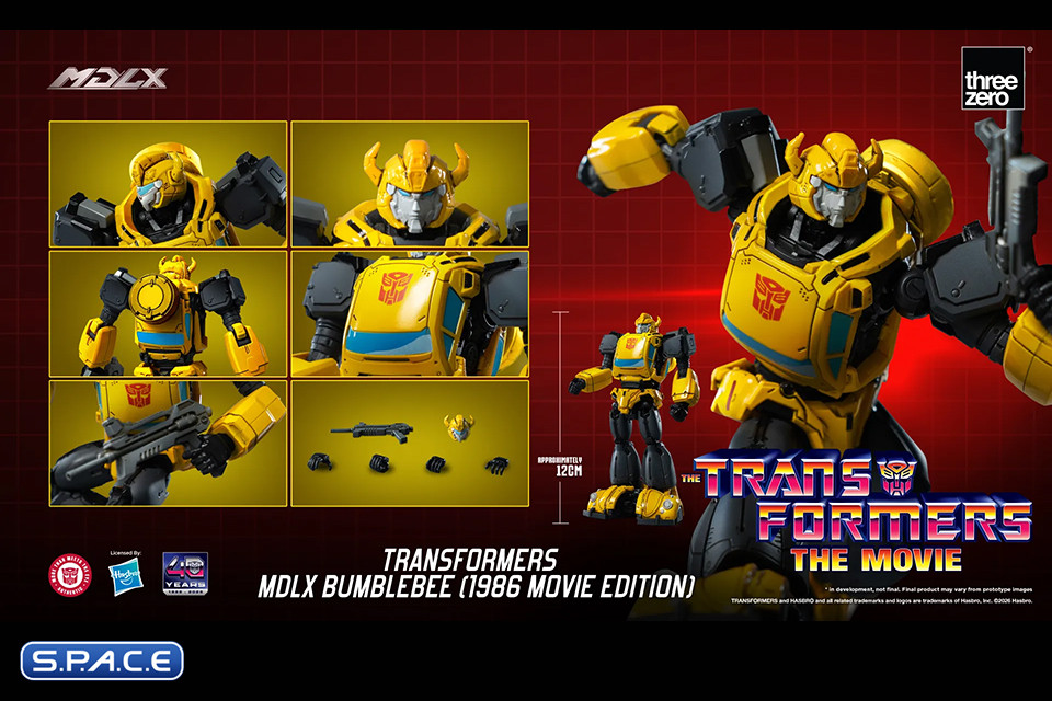 Bumblebee MDLX Collectible Figure (The Transformers: The Movie)