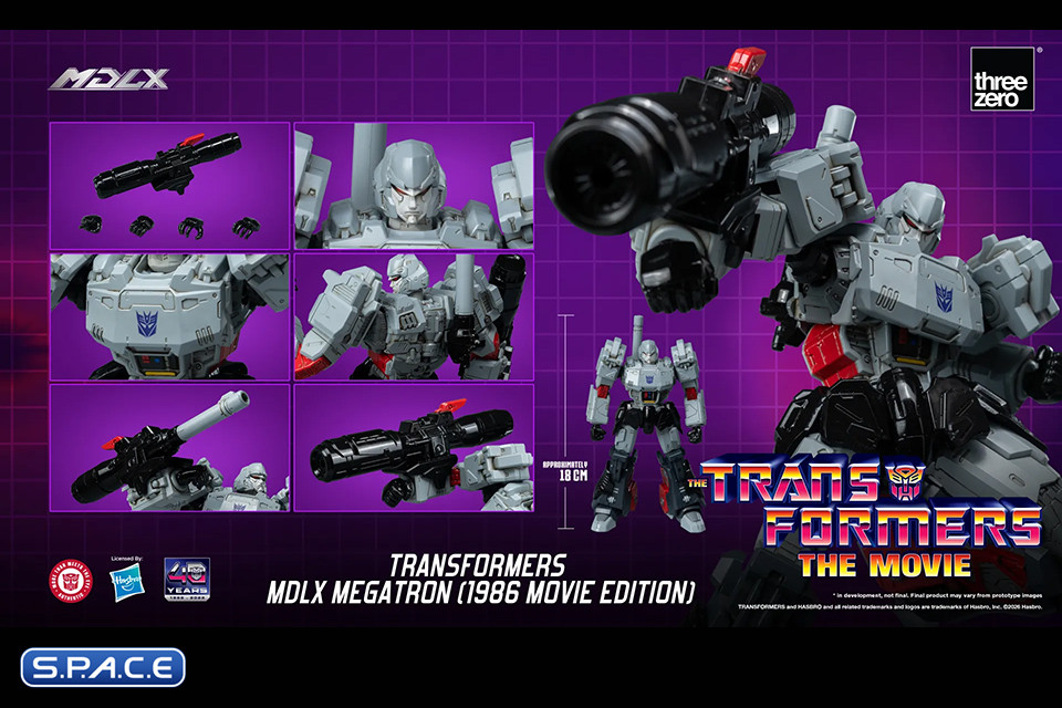 Megatron MDLX Collectible Figure (The Transformers: The Movie)