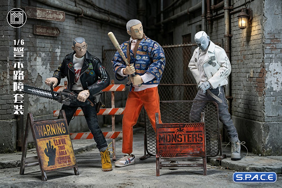 1/6 Scale Warning Barrier Set