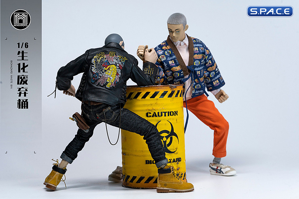 1/6 Scale Biohazard Waste Bin