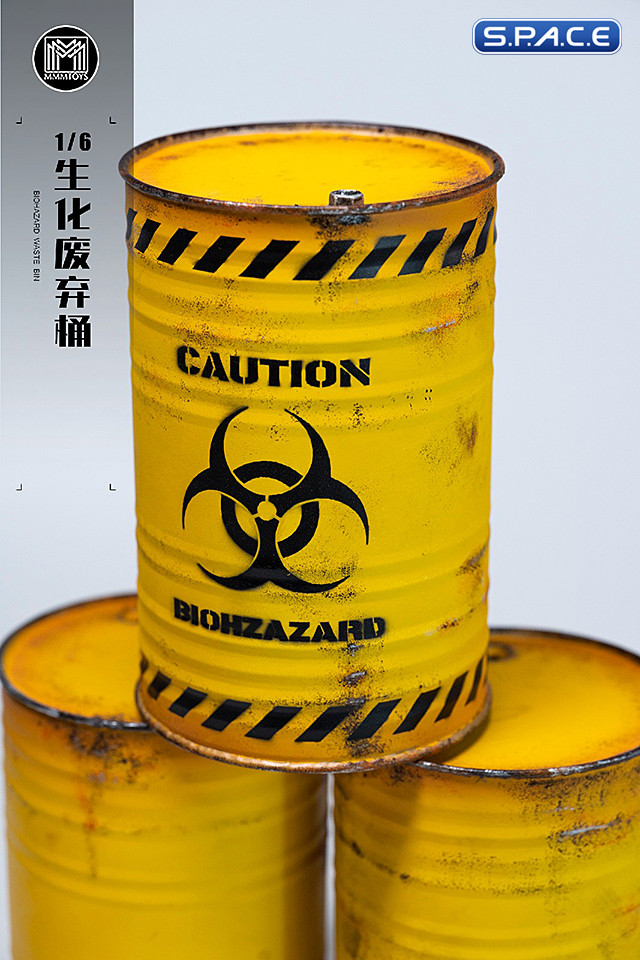 1/6 Scale Biohazard Waste Bin