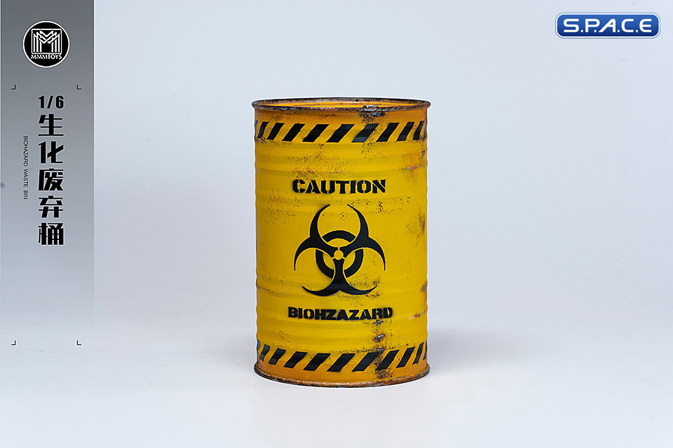 1/6 Scale Biohazard Waste Bin