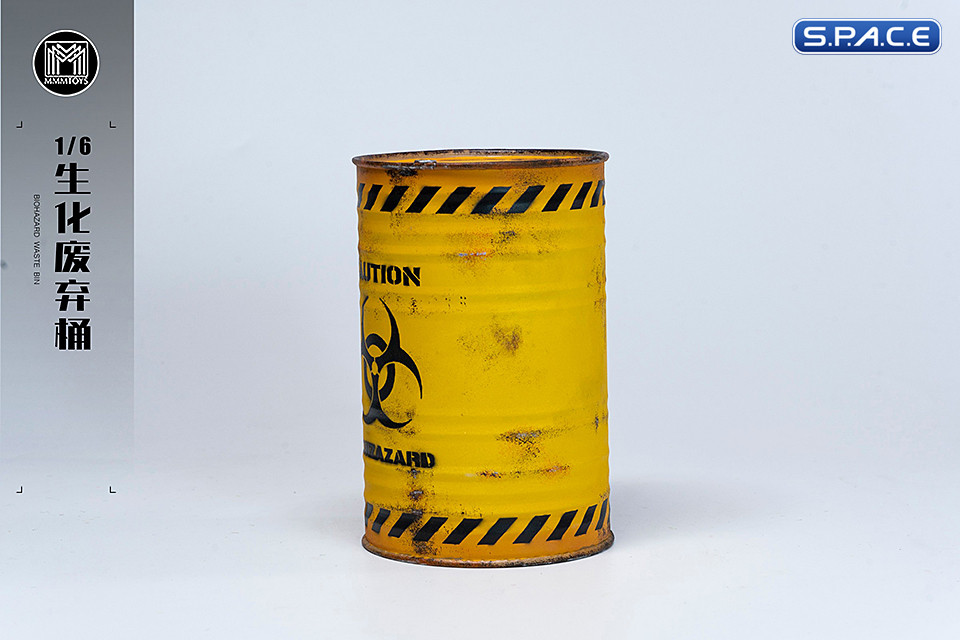 1/6 Scale Biohazard Waste Bin