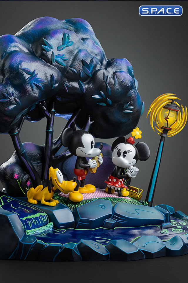 1/10 Scale Mickey, Minnie & Plutos Day at the Park Deluxe Art Scale Statue (Disney)