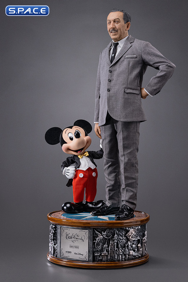 1/4 Scale Walt Disney & Mickey Mouse Deluxe Legacy Replica Statue (Disney)