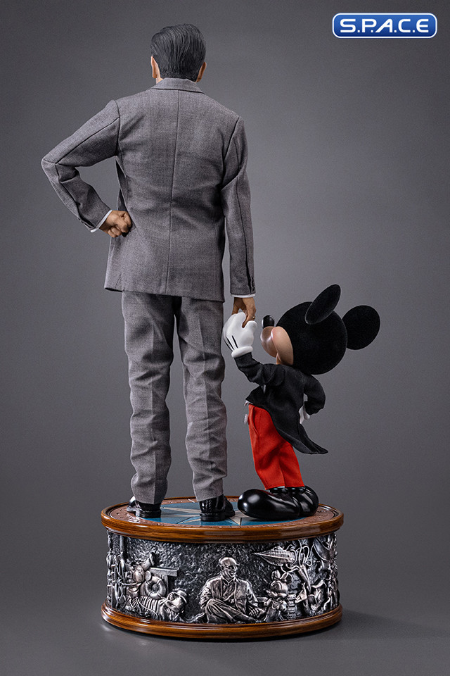 1/4 Scale Walt Disney & Mickey Mouse Deluxe Legacy Replica Statue (Disney)
