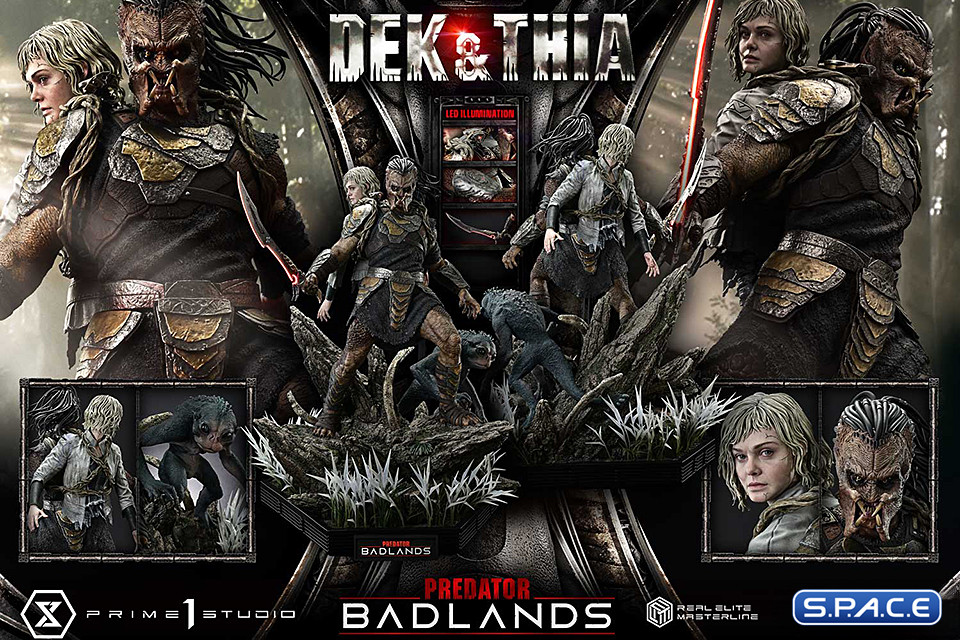 1/3 Scale Dek & Thia Real Elite Masterline Statue (Predator: Badlands)