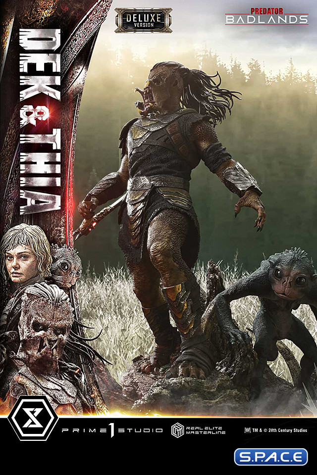 1/3 Scale Dek & Thia Deluxe Real Elite Masterline Statue - Bonus Version (Predator: Badlands)