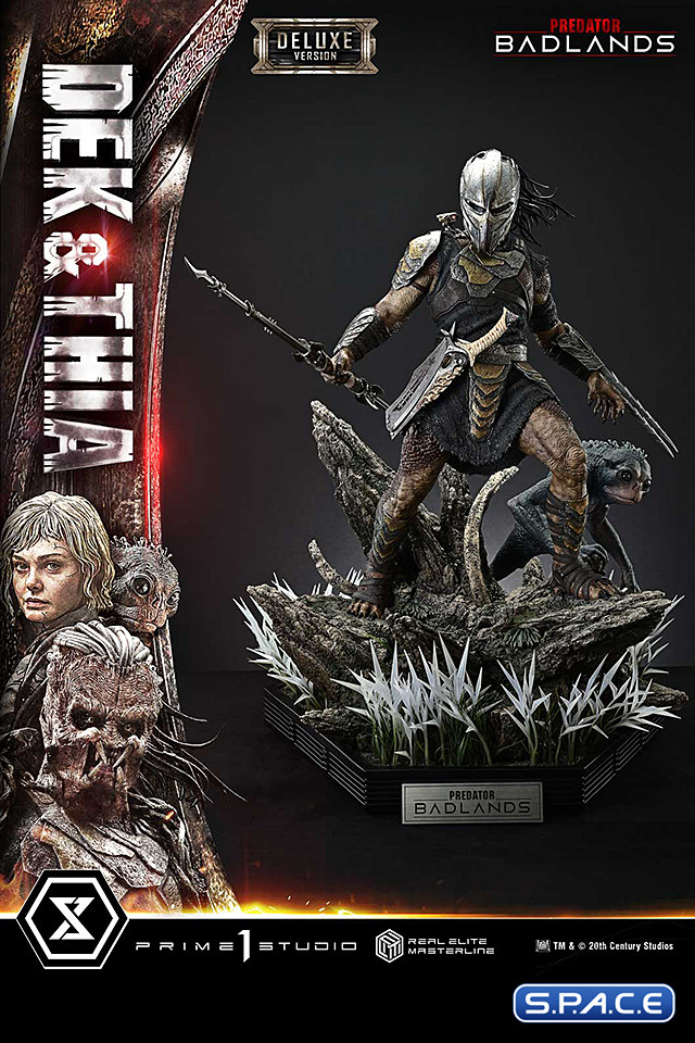 1/3 Scale Dek & Thia Deluxe Real Elite Masterline Statue - Bonus Version (Predator: Badlands)