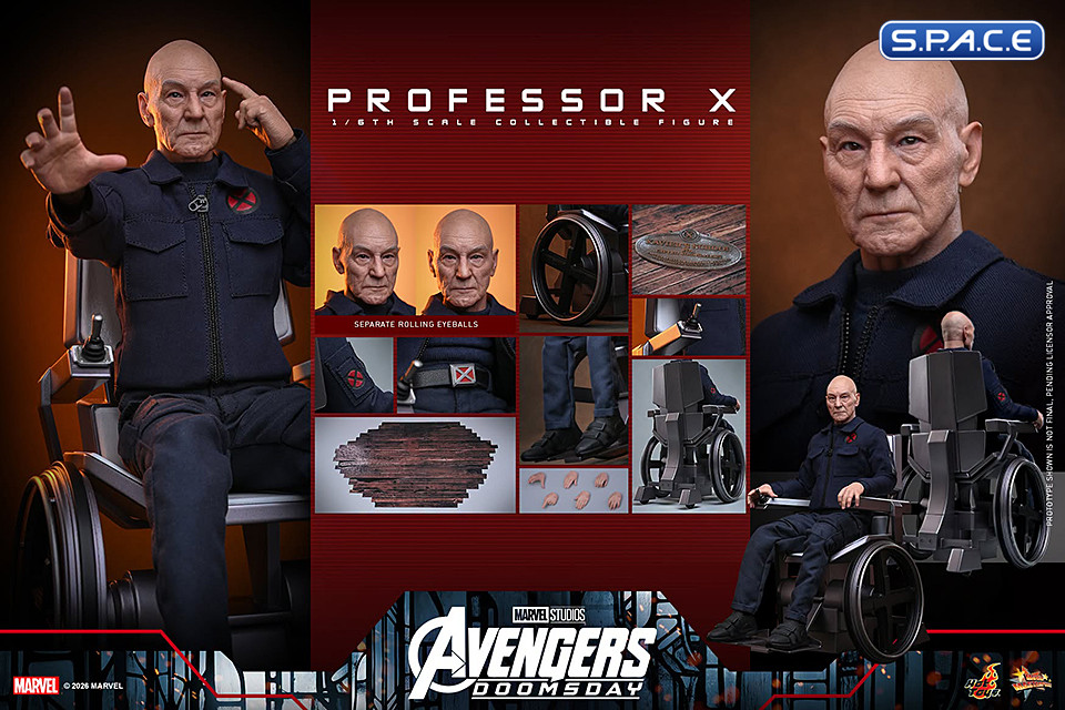 1/6 Scale Professor X Movie Masterpiece MMS917 (Avengers: Doomsday)