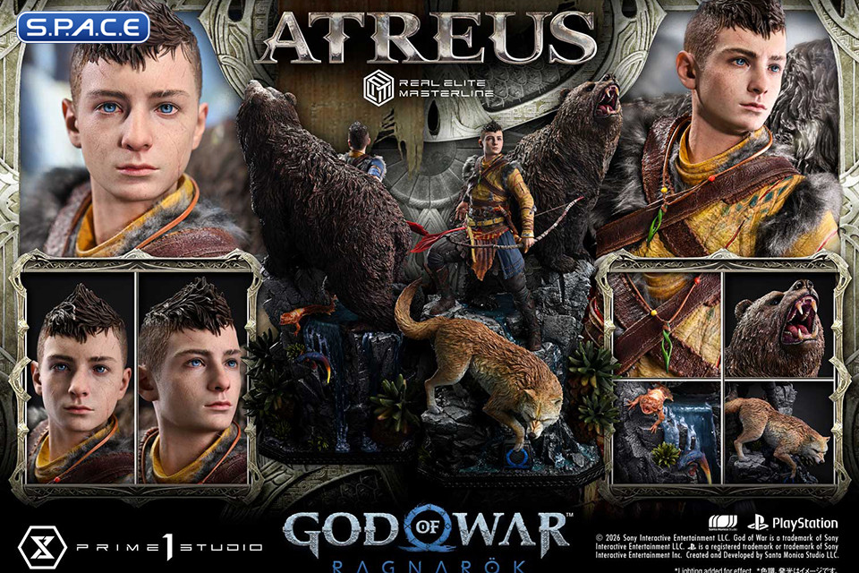 1/3 Scale Atreus Real Elite Masterline Statue (God of War Ragnar�k)