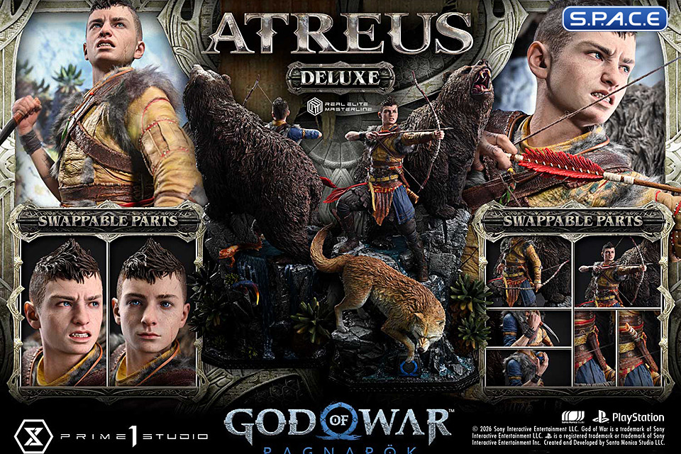 1/3 Scale Atreus Deluxe Real Elite Masterline Statue - Bonus Version (God of War Ragnar�k)