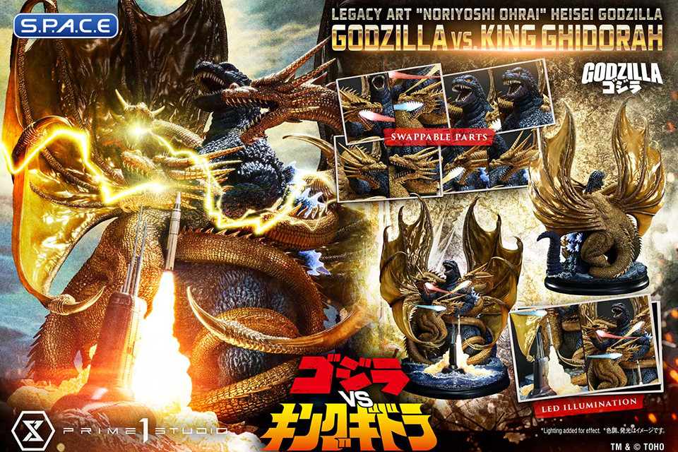 Godzilla vs. King Ghidorah Legacy Art �Noriyoshi Ohrai� Statue (Godzilla vs. King Ghidorah)