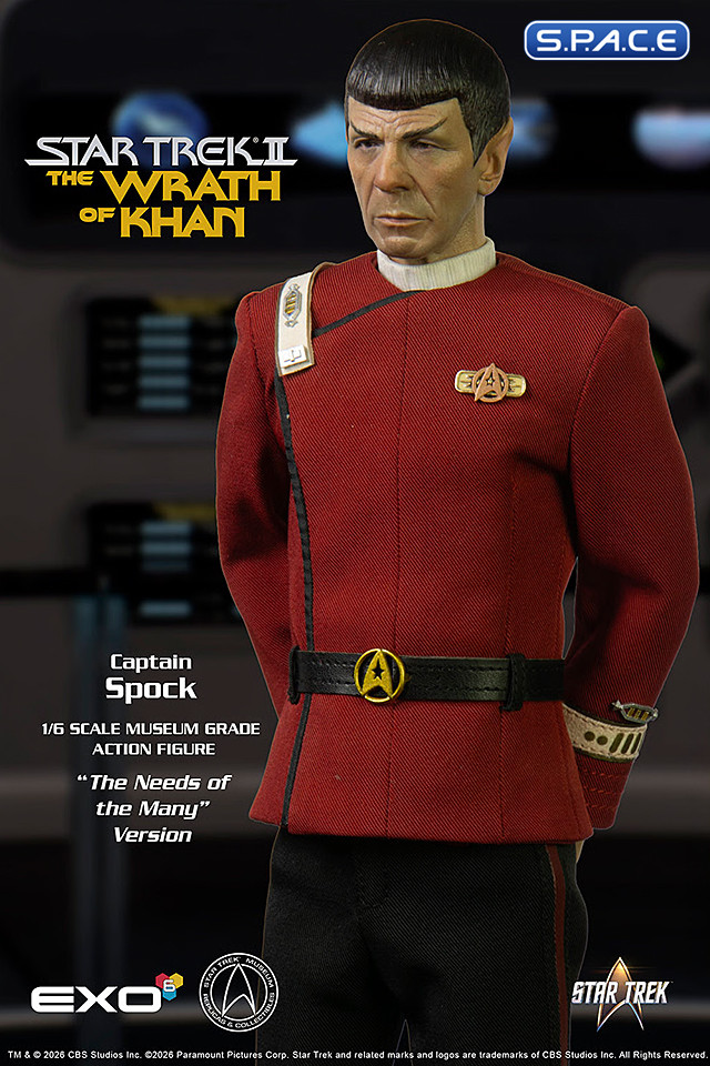 1/6 Scale Captain Spock - Needs of The Many Version (Star Trek II: The Wrath of Khan)
