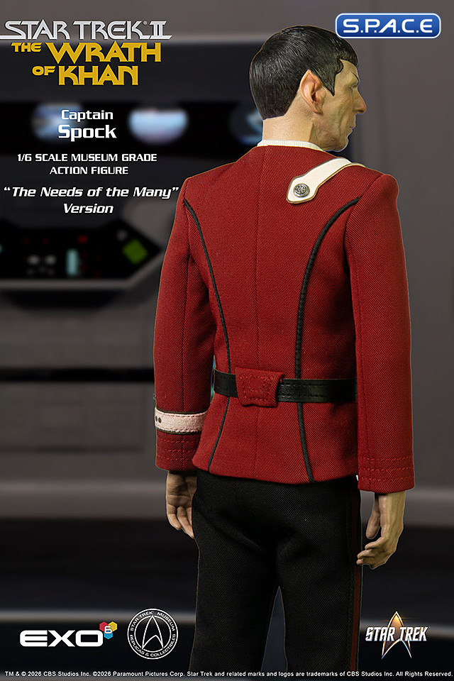 1/6 Scale Captain Spock - Needs of The Many Version (Star Trek II: The Wrath of Khan)