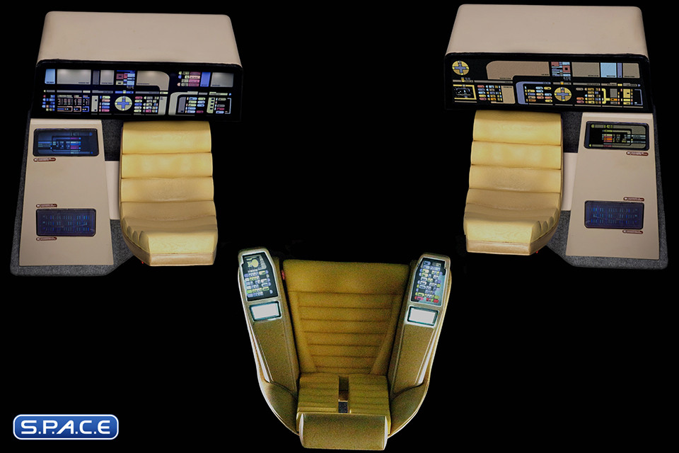 1/6 Scale Enterprise-D Bridge Consoles Set (Star Trek: The Next Generation)
