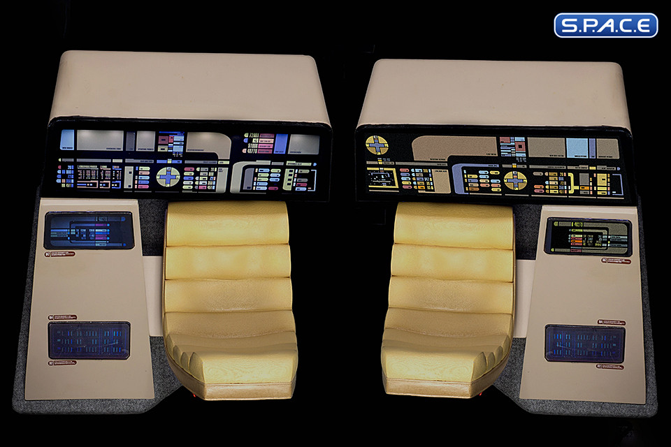 1/6 Scale Enterprise-D Bridge Consoles Set (Star Trek: The Next Generation)