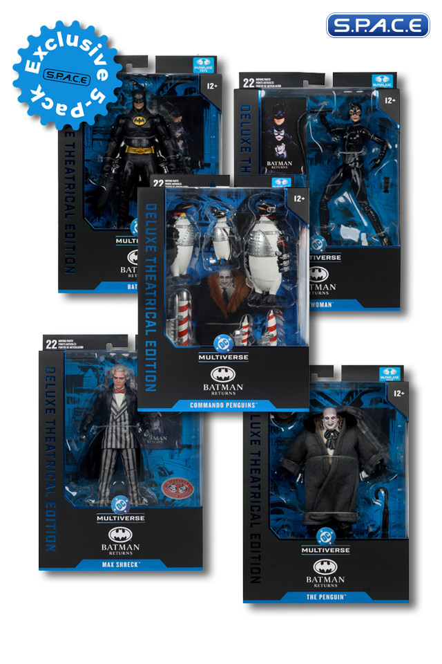 5er Satz: Batman Returns Deluxe Theatrical (DC Multiverse)