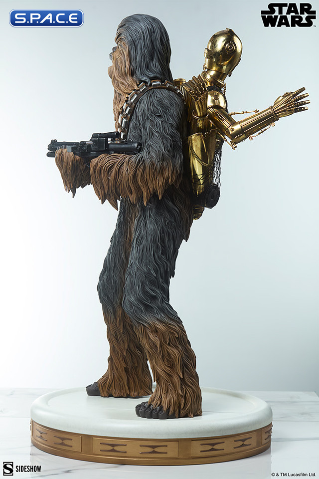 Chewbacca and C-3PO Premium Format Figure (Star Wars)