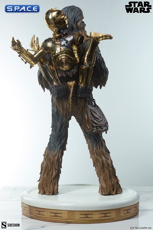 Chewbacca and C-3PO Premium Format Figure (Star Wars)
