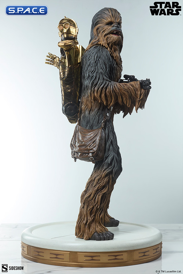 Chewbacca and C-3PO Premium Format Figure (Star Wars)