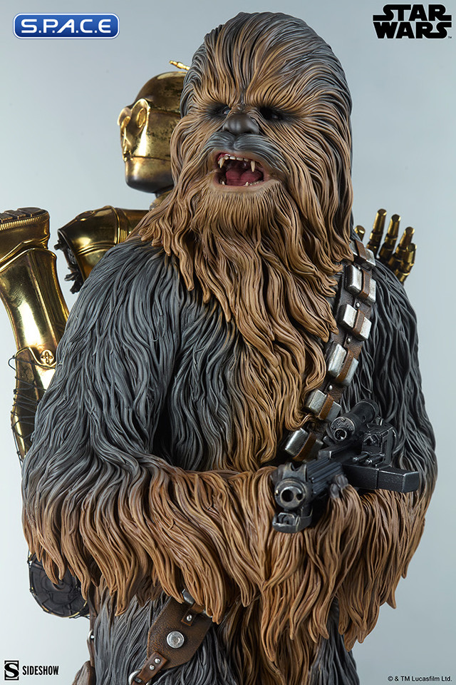Chewbacca and C-3PO Premium Format Figure (Star Wars)