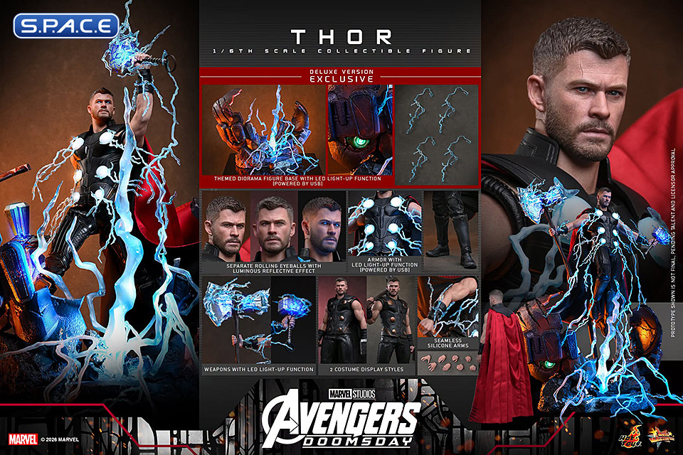 1/6 Scale Thor Deluxe Version Movie Masterpiece MMS919 (Avengers: Doomsday)
