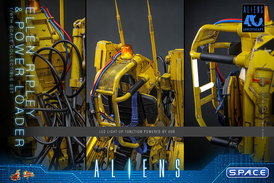 1/6 Scale Ellen Ripley & Power Loader Movie Masterpiece Set MMS923 (Aliens)