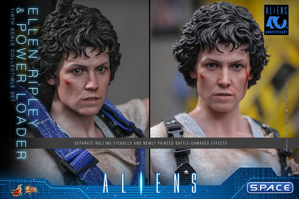 1/6 Scale Ellen Ripley & Power Loader Movie Masterpiece Set MMS923 (Aliens)