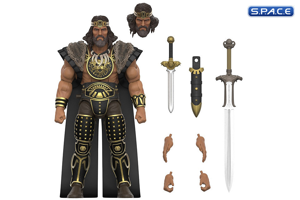 Set of 2: Ultimate King Conan & Throne of Aquilonia (Conan the Barbarian)