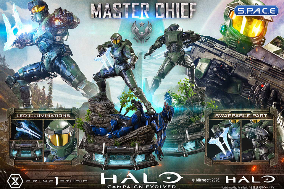1/4 Scale Master Chief Ultimate Premium Masterline Statue - Bonus Version (Halo: Campaign Evolved)