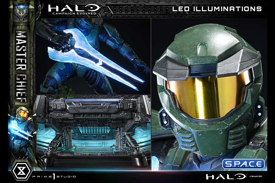 1/4 Scale Master Chief Ultimate Premium Masterline Statue - Bonus Version (Halo: Campaign Evolved)