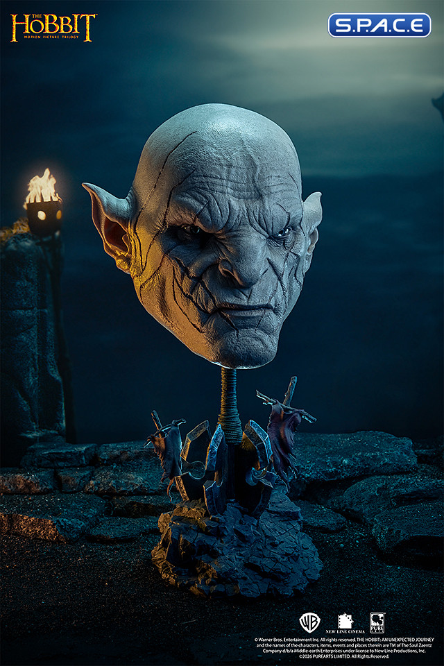 1:1 Azog Art Mask Life-Size Replica (The Hobbit)