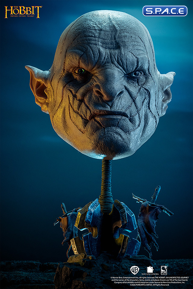 1:1 Azog Art Mask Life-Size Replica (The Hobbit)