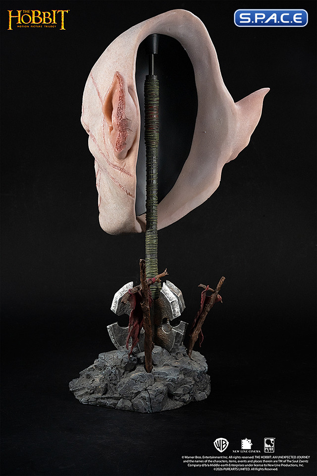 1:1 Azog Art Mask Life-Size Replica (The Hobbit)