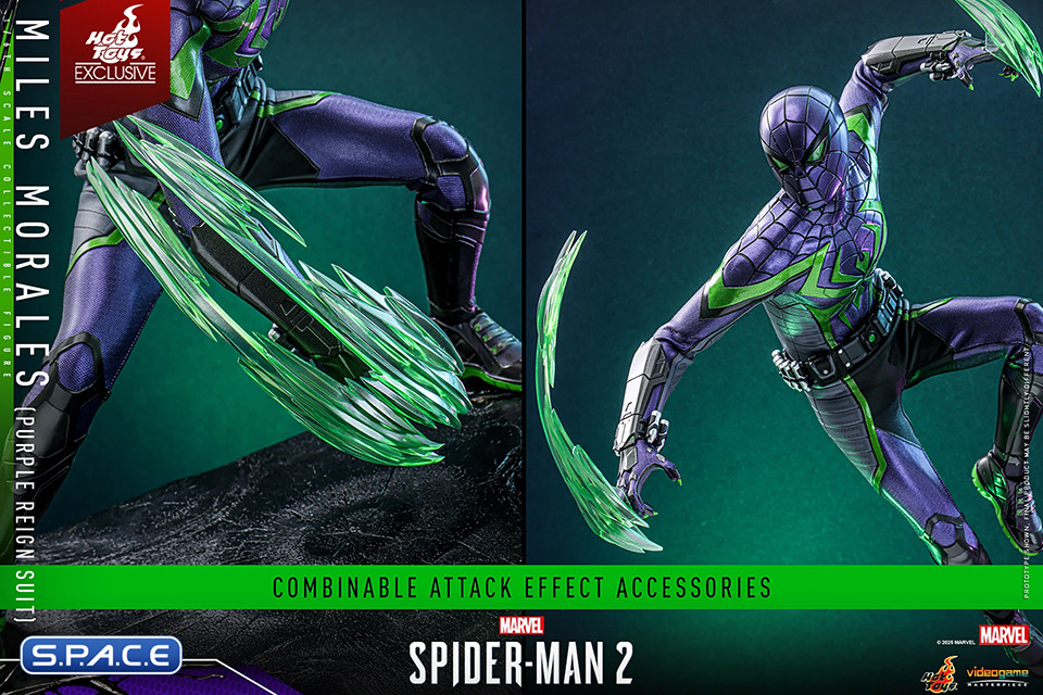 1/6 Scale Miles Morales �Purple Reign Suit� Videogame Masterpiece VGM68 (Marvels Spider-Man 2)