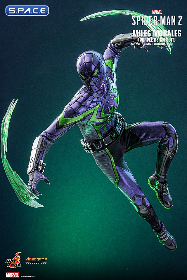 1/6 Scale Miles Morales �Purple Reign Suit� Videogame Masterpiece VGM68 (Marvels Spider-Man 2)