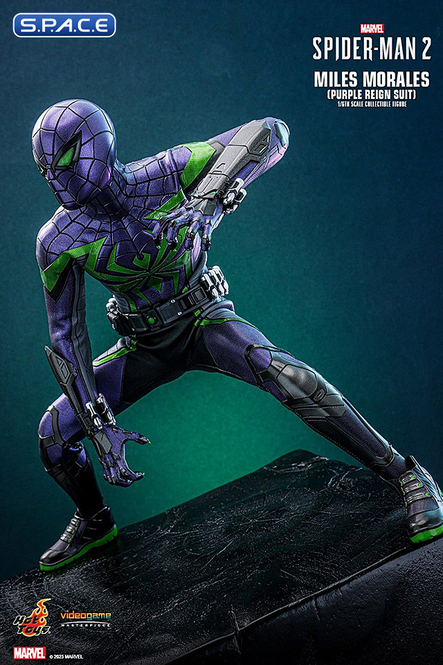 1/6 Scale Miles Morales �Purple Reign Suit� Videogame Masterpiece VGM68 (Marvels Spider-Man 2)