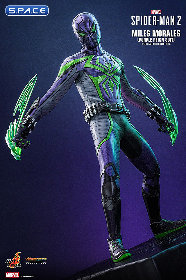 1/6 Scale Miles Morales �Purple Reign Suit� Videogame Masterpiece VGM68 (Marvels Spider-Man 2)