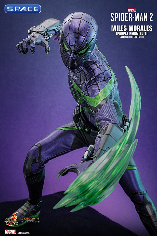 1/6 Scale Miles Morales �Purple Reign Suit� Videogame Masterpiece VGM68 (Marvels Spider-Man 2)