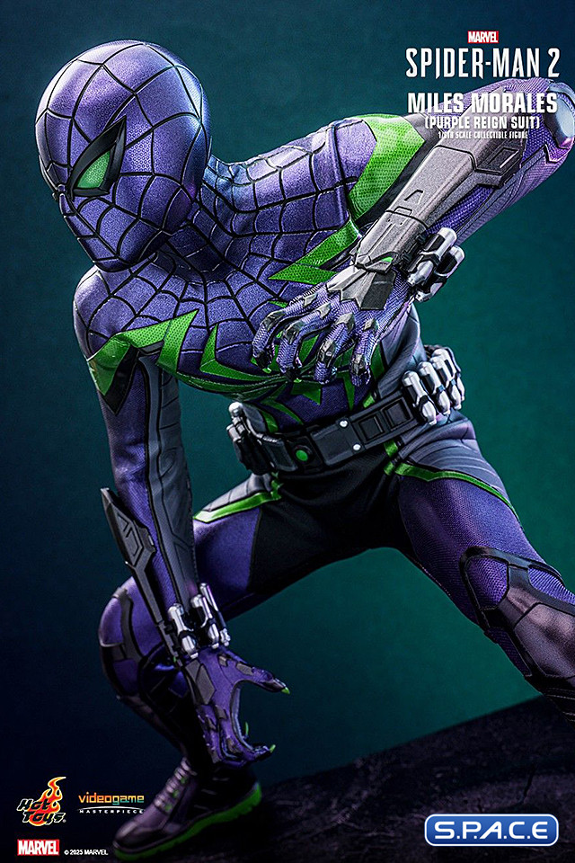 1/6 Scale Miles Morales �Purple Reign Suit� Videogame Masterpiece VGM68 (Marvels Spider-Man 2)