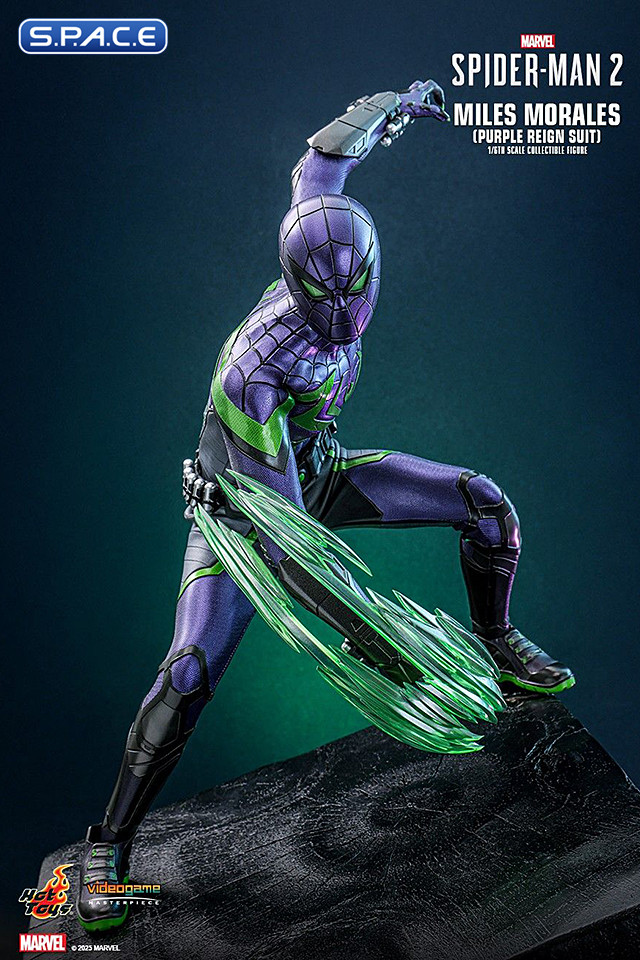 1/6 Scale Miles Morales �Purple Reign Suit� Videogame Masterpiece VGM68 (Marvels Spider-Man 2)