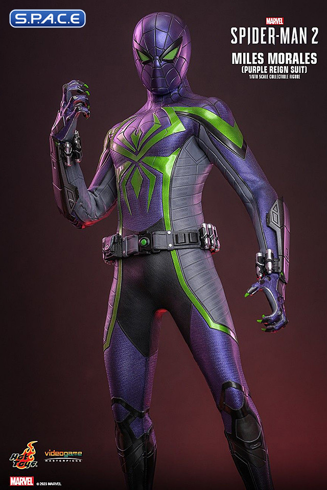 1/6 Scale Miles Morales �Purple Reign Suit� Videogame Masterpiece VGM68 (Marvels Spider-Man 2)