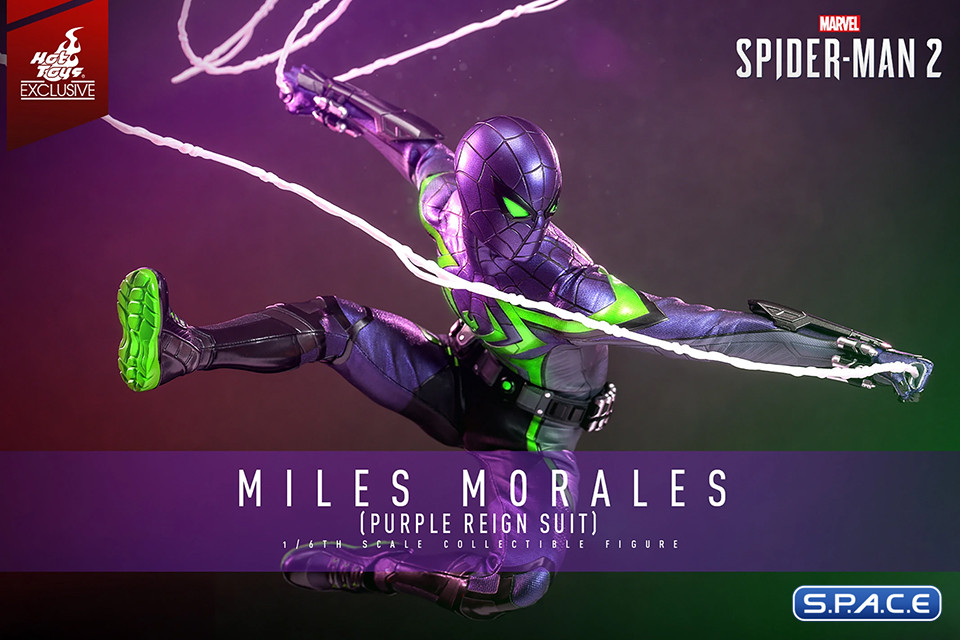1/6 Scale Miles Morales �Purple Reign Suit� Videogame Masterpiece VGM68 (Marvels Spider-Man 2)