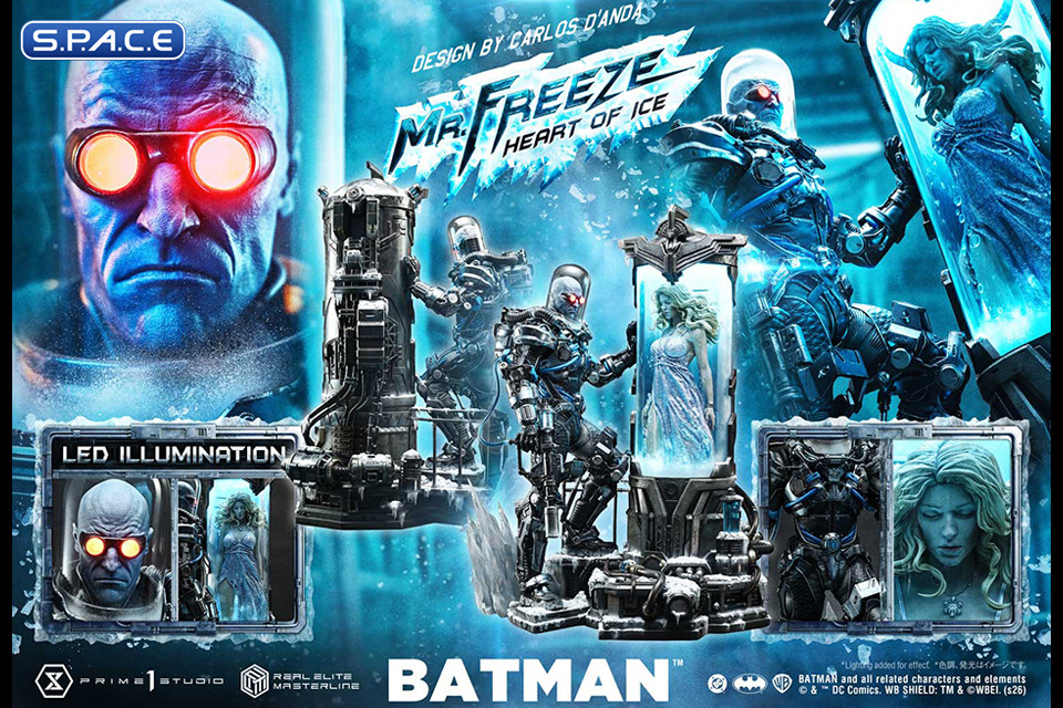 1/3 Scale Mr. Freeze �Heart of Ice� Real Elite Masterline Statue (DC Comics)