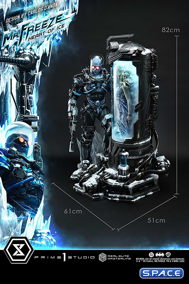 1/3 Scale Mr. Freeze �Heart of Ice� Real Elite Masterline Statue (DC Comics)